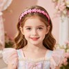 10pcs Glitter Star Headbands for Girls Colorful Sparkle Hair Hoop