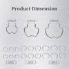 18PCS Transmission Cooler Line Retaining Clamps,800-801 Stainless Steels Transmission Line