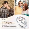 Alphm S925 Sterling Silver True Love Waits Heart Engagement Promise