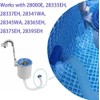 Blue Replacement Pool Adapter for Intex Deluxe Surface Skimmer Wall