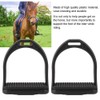 Horse Stirrup-1 Pair Black High Strength Horse Stirrup Durable Quality