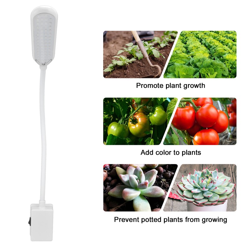 LED Plant Lamp USB Powered 360° Adjustable Plant Growing Lamp