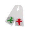 1 x Ampelmann Door Sign – Door Stop Stop/Go/Transparent