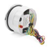 ARTILAURA 85mm White GPS Speedometer 120MPH with Tachometer 8000RPM Gauge