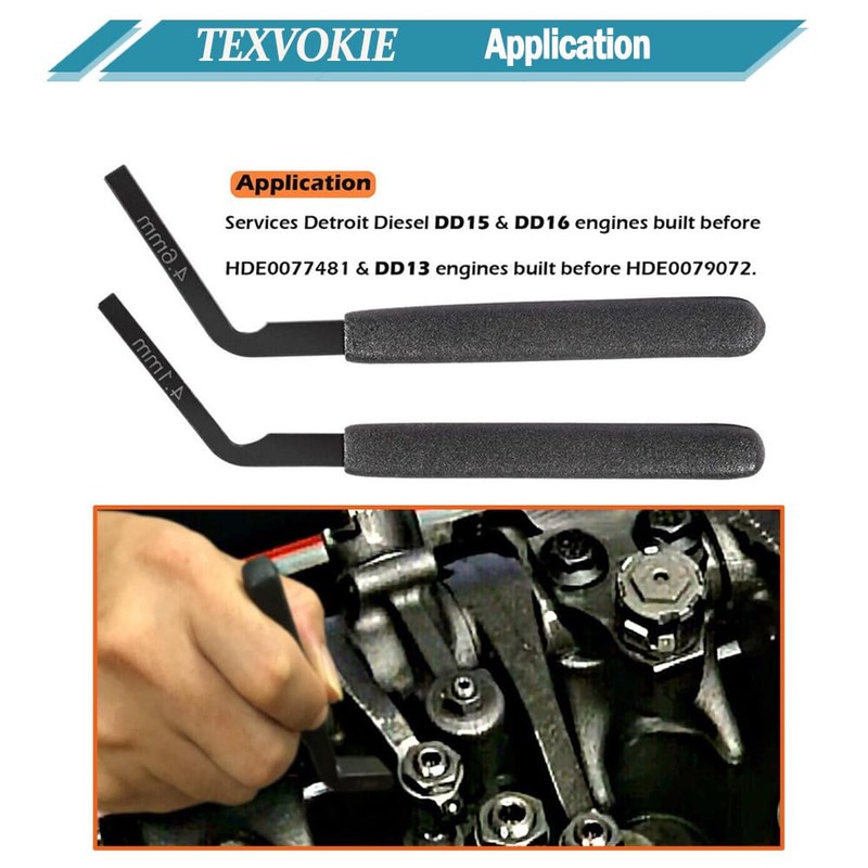 W470589042300 W470589022300 Engine Brake Adjustment Tool ，Fit for Detroit Diesel