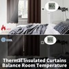 BGment Thermal Insulated 100% Blackout Curtains for Bedroom with Black