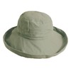 Scala Sombrero de algodón de ala Mediana para Mujer, Verde