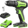 Greenworks 24V Brushless Drill / Driver, 2Ah USB Battery and