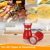 Accmor Salt and Pepper Shakers Set, 4 oz Stainless Steel
