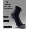 SITOISBE Quarter Compression Socks for Men Women, Cushioned Running Hiking