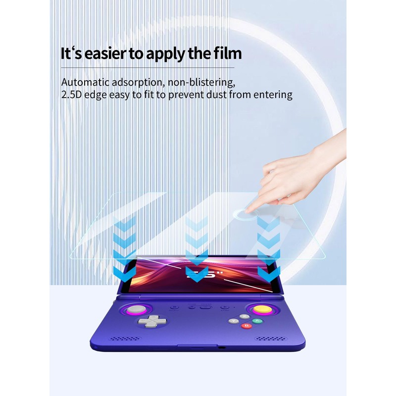 UYRUREL Screen Protector for Retroid Pocket Flip 2 Gaming Handheld,