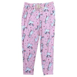Jazzy Unicorn Pink Starlight Pajama Sleep Jogger Pants - X-Large