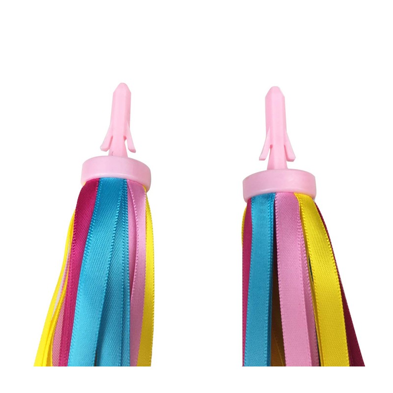 PLATT Kid's Bicycle Handlebar Streamers Colorful Ribbons Tassel for Girls
