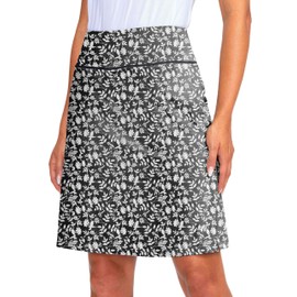 Viodia Women's 20" Knee Length Skorts Skirts Athletic Tennis Golf Skirt for Women Modest Sports Casual Summer Skirt with 5 Pockets