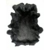Unbranded 4pcs Real Black Rabbit Skin Pelts Leather Hides Genuine