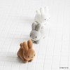 660988 Bruna Family Plush Rabbit SS White Height 5.9 x