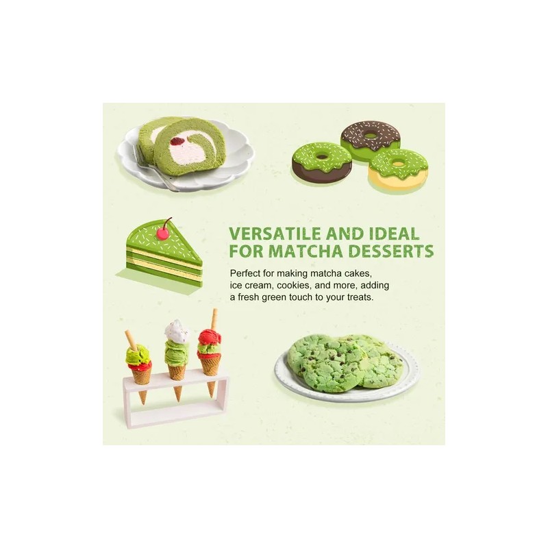 Soeos Matcha Orgánico En Polvo Soeos, 113 G (2 Paquetes)
