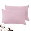 LINENOVA 100% Luxury Cotton King Pillowcases(Set of 2),Super Soft and