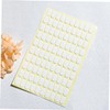 PACKOVE 6sheets Double-Sided Nail Stickers for Easy Nail Display Transparent