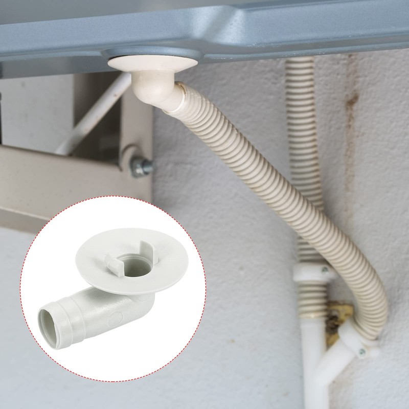 sourcing map Air Conditioner Drain Hose Connector 17mm Tube Elbow