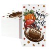 50Pcs Fall Paper Napkins, American Football Pumpkin