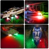 Lumanious Boat Navigation Lights, 12V Stainless Steel Marine Navigation Lights,