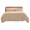 Ev Dekor Single Duvet Cover Set – Reversible Brushed Microfiber