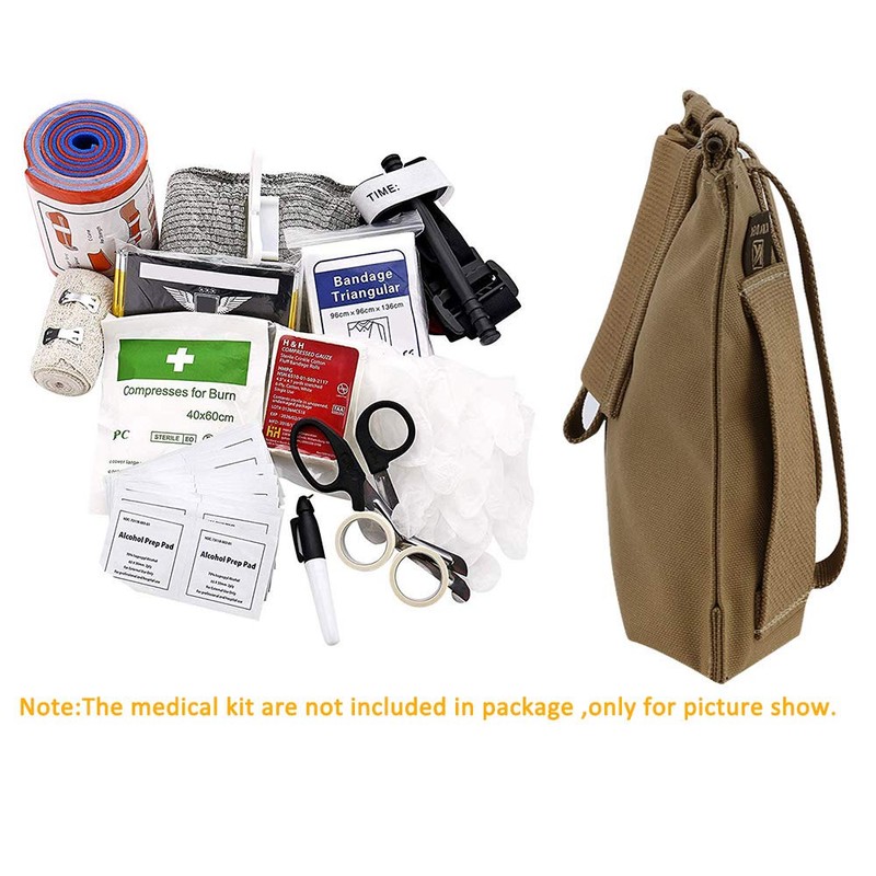 KRYDEX Tactical Blow Out Kit Bag Medical Pouch First Aid