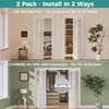 Closet Bifold Door Hardware & 2 x 36" Track Kit,