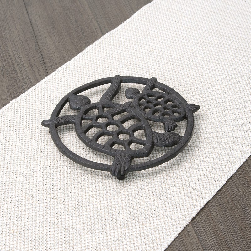 GASARÉ, Cast Iron Trivet for Hot Dishes, Pots, and Pans,