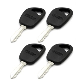 DUZFOREI 4Pcs GY20680 Start Ignition Key Ignition Keys Replacement for John Deere Mower and Lawn Tractors 100 D100 E100 G100 L100 LA100 LT SST X300 X500 and X700 Series