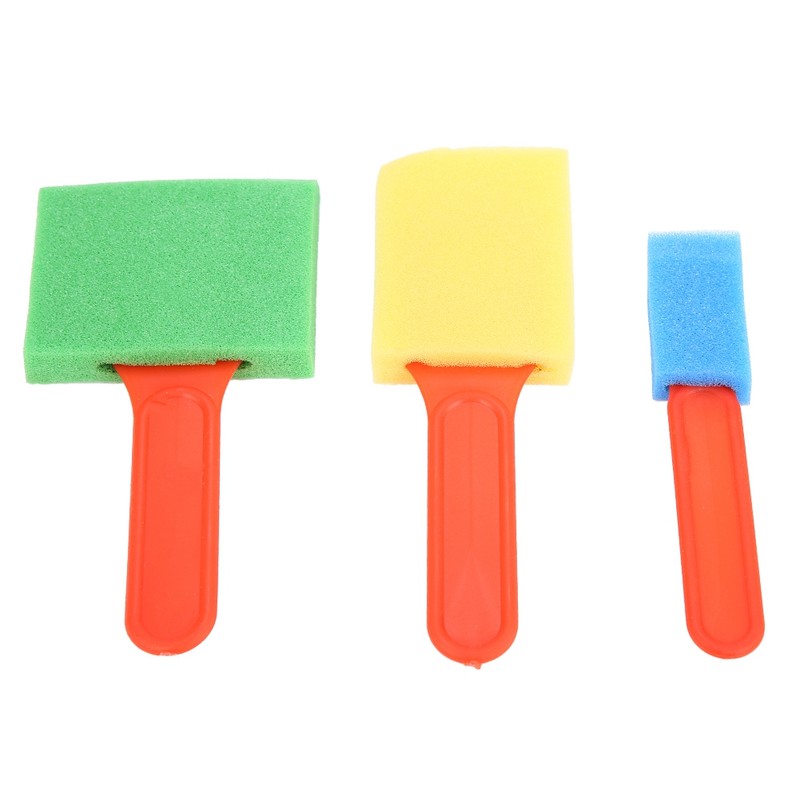 26pcs Kids Painting Supply Brushes Sponge Paint Brush Toy Seal