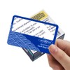 Magnifico Credit Card-size Mobile Magnifier - pocket magnifying lens