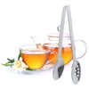 TraderPlus 2 Pack Stainless Steel Tea Bag Squeezer Tongs Strainer
