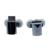 KEABATH 2pcs Shower Glass Door Rollers, Twin Wheels Runner Pulley,