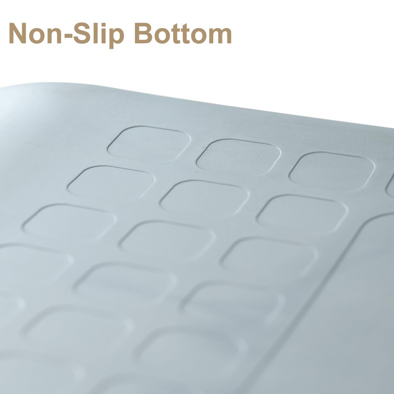 Wipeable Waterproof Baby Changing Pad, Large PU Diaper Pad for
