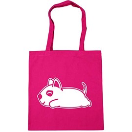 Hippowarehouse Dog english bull terrier drawing Tote Shopping Gym Beach Bag 42cm x38cm, 10 litres