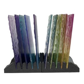 Sevomie Stained Glass Storage Rack Stained Glass Holder Complete Stained Glass Starter Kit (4pcs)