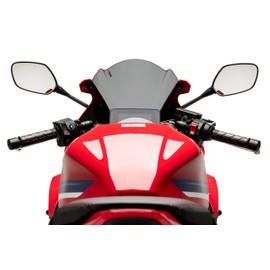 Puig 3568H Z-Racing Windscreen with Aerodynamic Design and Rounded Profile for Maximum Protection Tinted