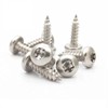 Qrity 50PCS M4x20mm Self Tapping Screw, Torx Pan Head Screws,