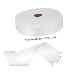 SEWACC 2rolls Nonwoven Batting Fabric for Sewing Quilting Quilt Insulation Cushion Batting Nonwoven for Crafts