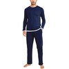 Litherday Men's Pyjamas Set Cotton Long Sleeves Pjs for Men