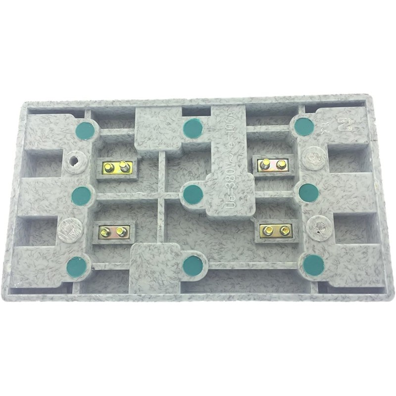 RUIAN Disconnect Knife Switch 380V 100A 3 Pole Double Throw