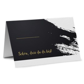 Partycards 50 Stück Tischkarten Hochzeit, Platzkarten für Kommunion Konfirmation, Namensschilder Geburtstag, Tischdeko Namenskarten Taufe, Tischdekoration, Namensschild, Tischkarten Geburtstag