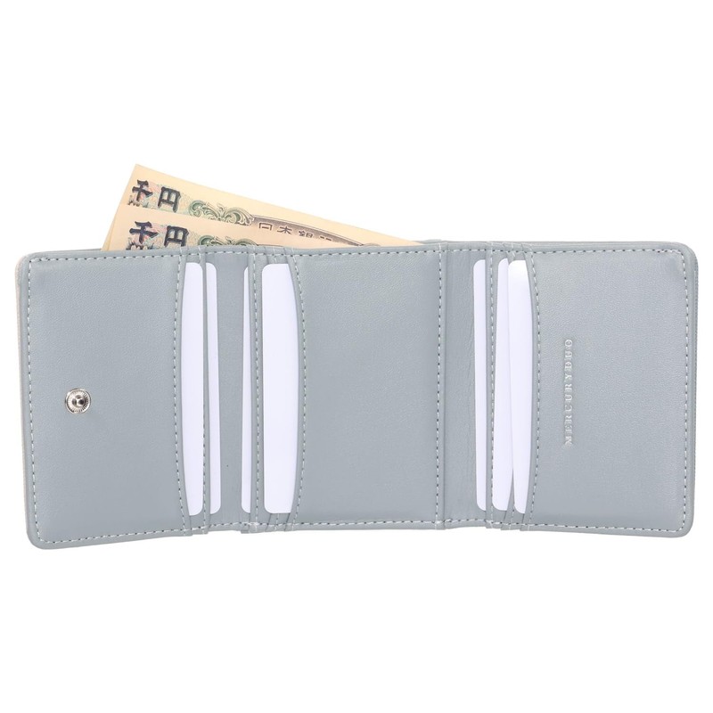 Mercury Duo Diana Trico-Color Clasp Mini Wallet, lavender