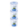 Lock&Lock Food Storage Container, Freezer Container, Airtight, Round, 700 ml,