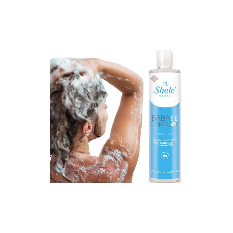 Shampoo Baba De Caracol Cabello Seco Y Quebradizo 530ml