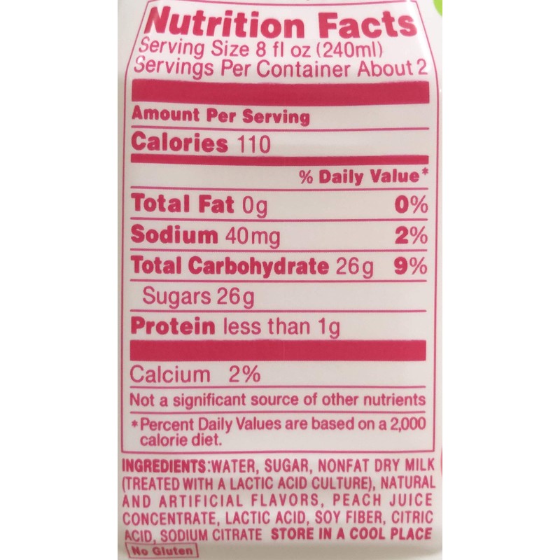 PEACH ​CALPICO ​WATER, ​PET (pack of 24)