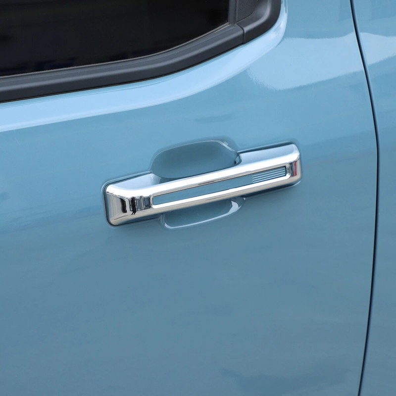 autotrim000 Chrome Exterior Door Handle Cover Trim Accessories For Ford