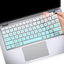 Dell Latitude 14" Keyboard Cover Skin - 3440/5440/5430/5431/5420/14" & 7450/7440/7430/7420/7410/9420/9430/9520/9510/7520/15.6" Laptop - OmbreMint